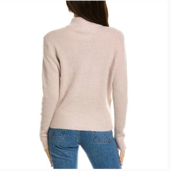 NWT Ted Baker Veolaa Cable Knit Wool Mohair Dusty Pink Sweater 4 US 10 - Picture 7 of 7